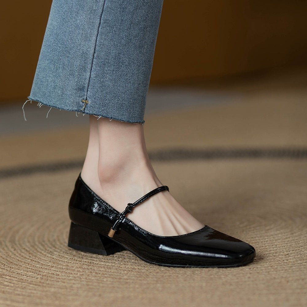 ナローストラップフラットパンプス|オフィスカジュアル レディース 通販【ミレジェネ】