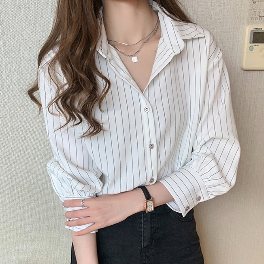 ストライプブラウス|オフィスカジュアル レディース 通販【ミレジェネ】