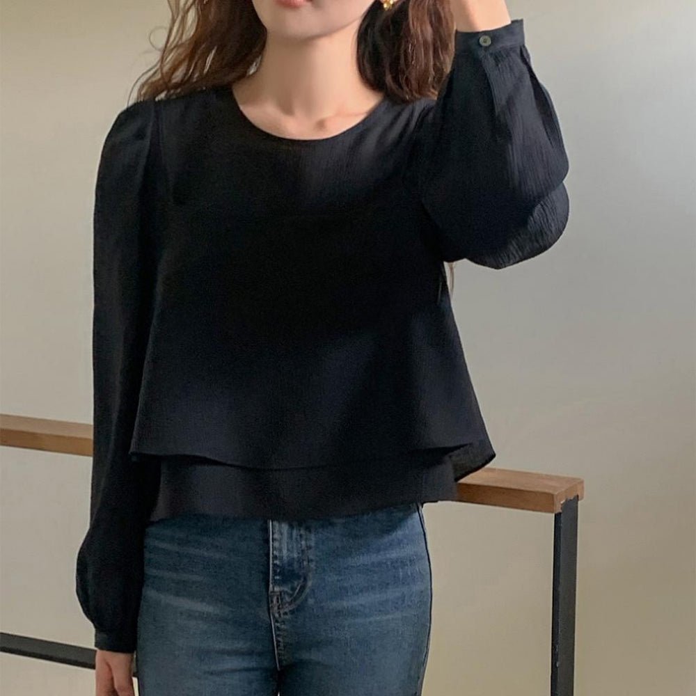 同素材キャミ付きブラウスアンサンブル|オフィスカジュアル レディース 通販【ミレジェネ】