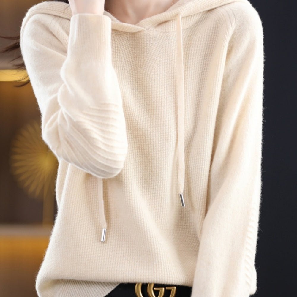 フード付きニット|オフィスカジュアル レディース 通販【ミレジェネ】