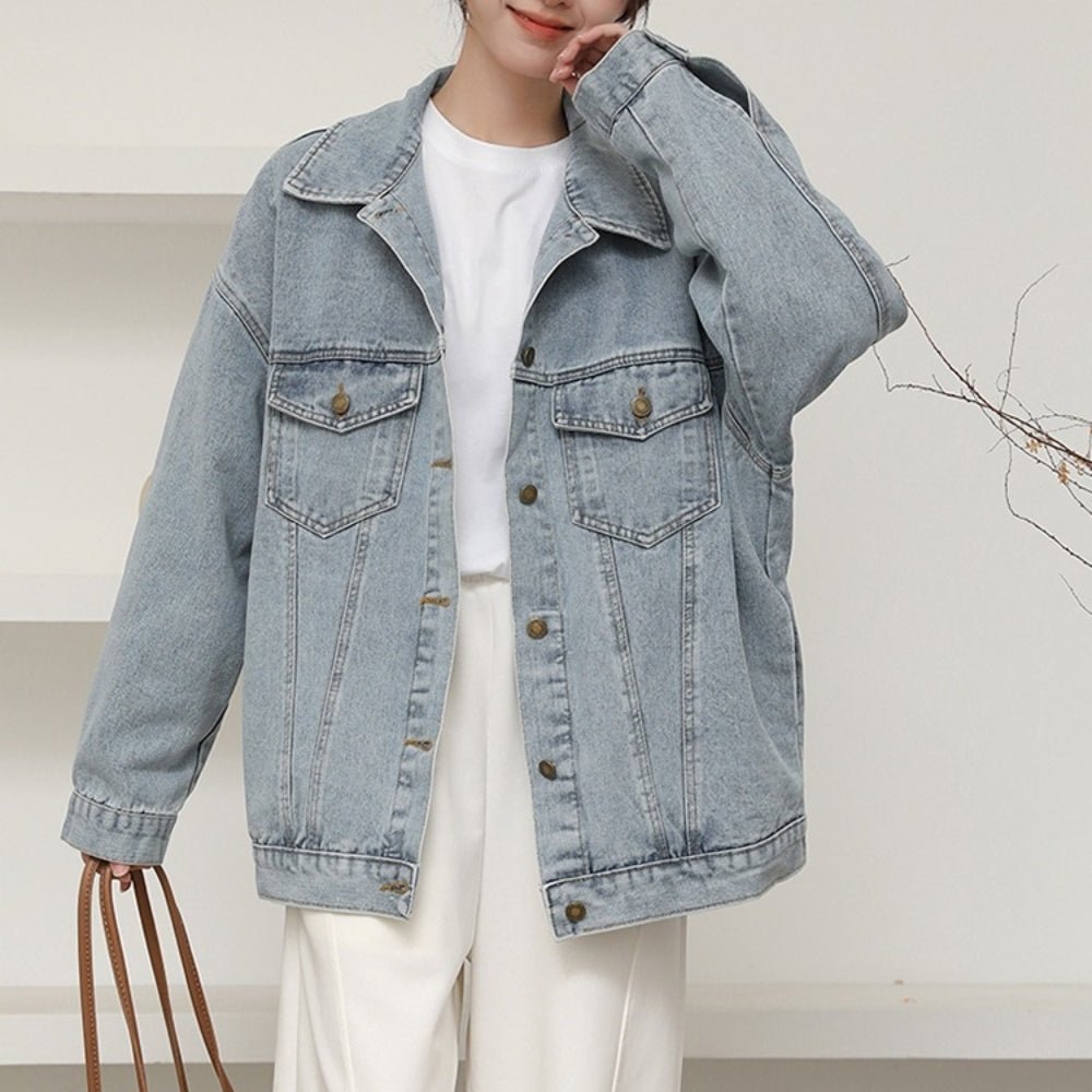 オーバーサイズデニムジャケット|オフィスカジュアル レディース 通販【ミレジェネ】