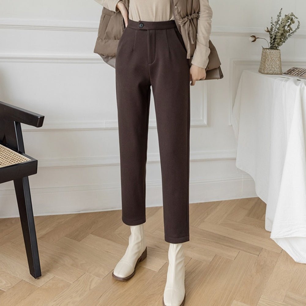 テーパードタックパンツ|オフィスカジュアル レディース 通販【ミレジェネ】