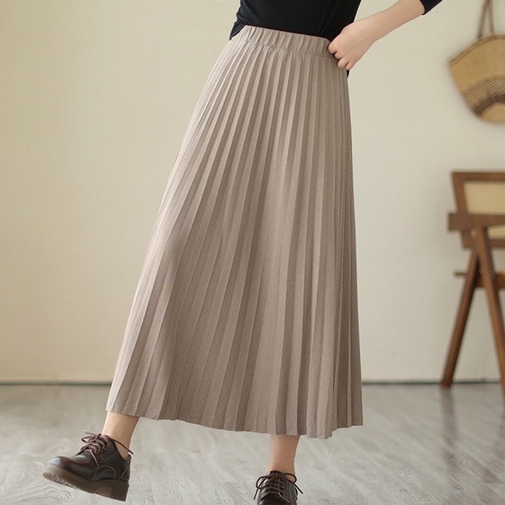 ロングプリーツスカート|オフィスカジュアル レディース 通販【ミレジェネ】