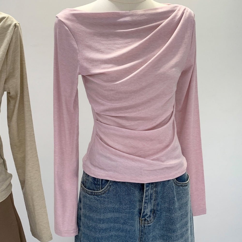 ドレープカットソートップス|オフィスカジュアル レディース 通販【ミレジェネ】