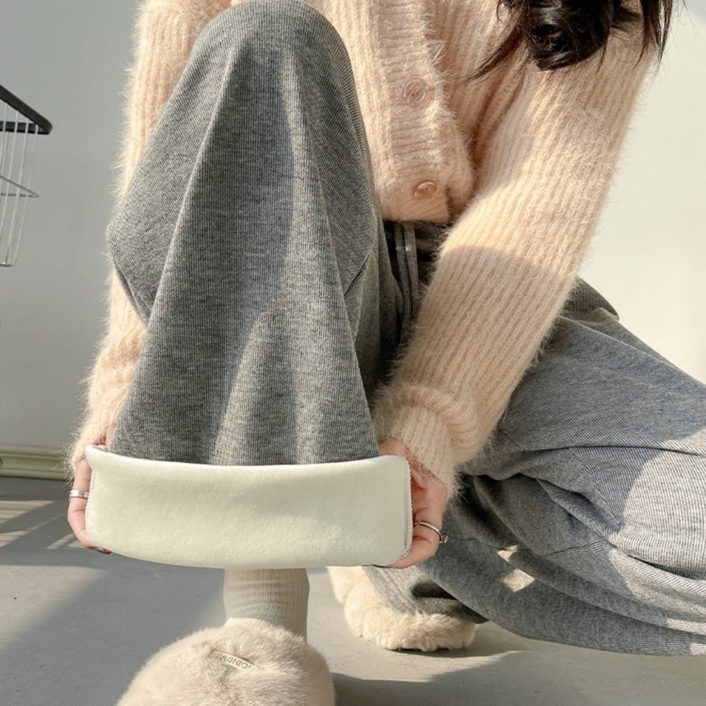 裏ボアストレートパンツ|オフィスカジュアル レディース 通販【ミレジェネ】