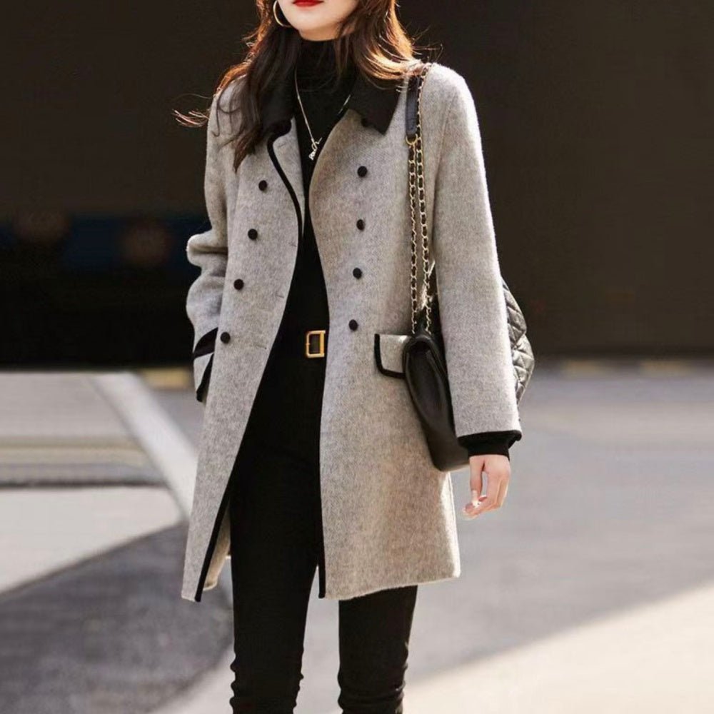 バイカラークラシックコート|オフィスカジュアル レディース 通販【ミレジェネ】