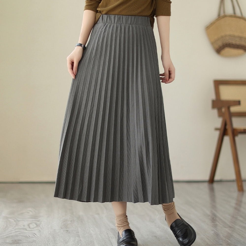 ロングプリーツスカート|オフィスカジュアル レディース 通販【ミレジェネ】