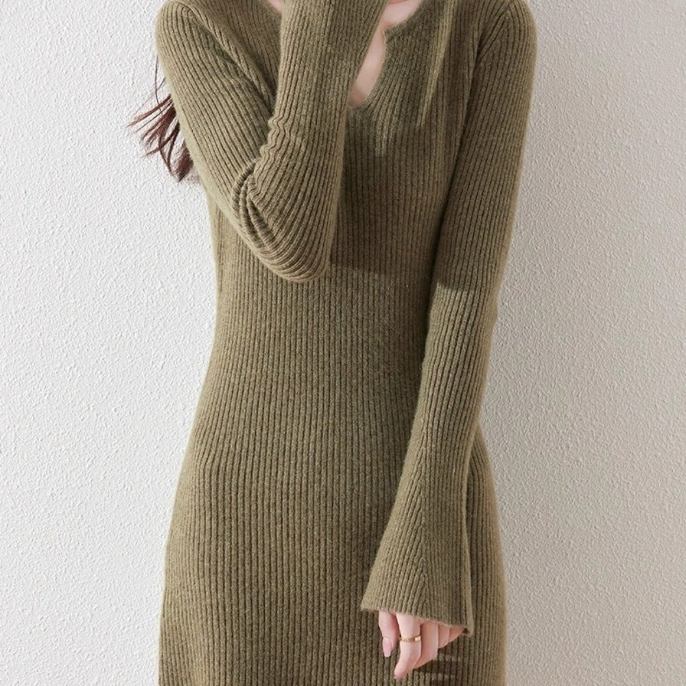 上品キーネックミニワンピ|オフィスカジュアル レディース 通販【ミレジェネ】