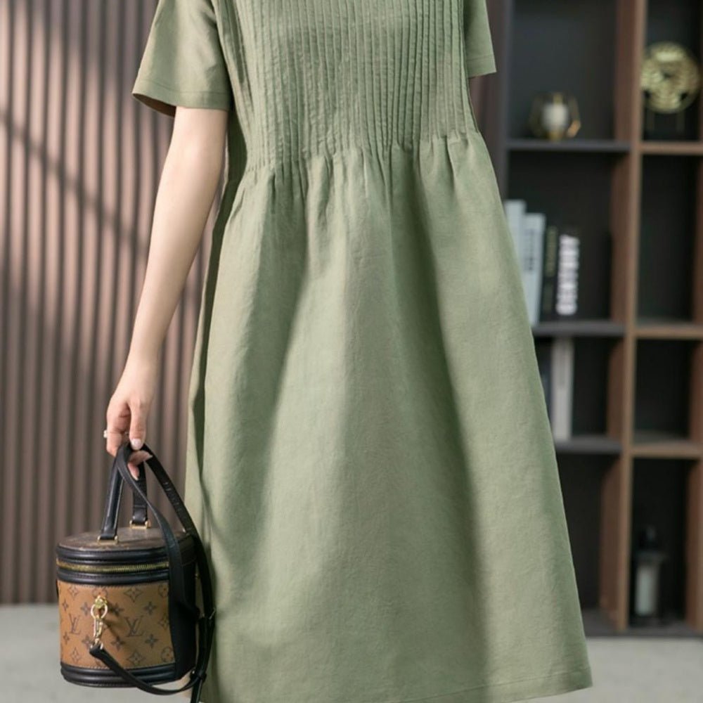 ピンタックワンピース|オフィスカジュアル レディース 通販 Millennial Generation【ミレジェネ】