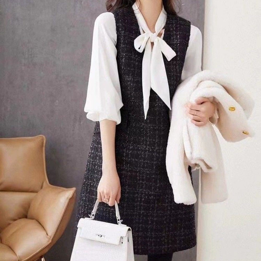 ツイードジャンパースカート|オフィスカジュアル レディース 通販【ミレジェネ】