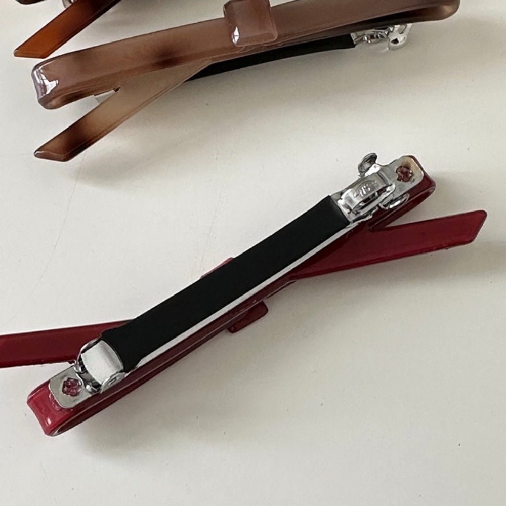 フラットリボンモチーフバレッタ|オフィスカジュアル レディース 通販【ミレジェネ】