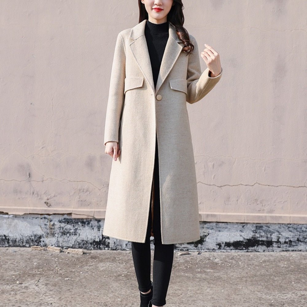 ボタンデザインチェスターコート|オフィスカジュアル レディース 通販【ミレジェネ】