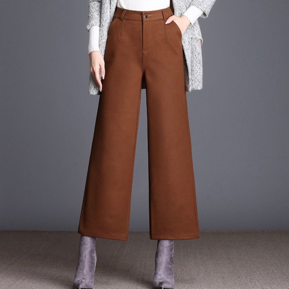 くるぶし丈ワイドパンツ|オフィスカジュアル レディース 通販【ミレジェネ】