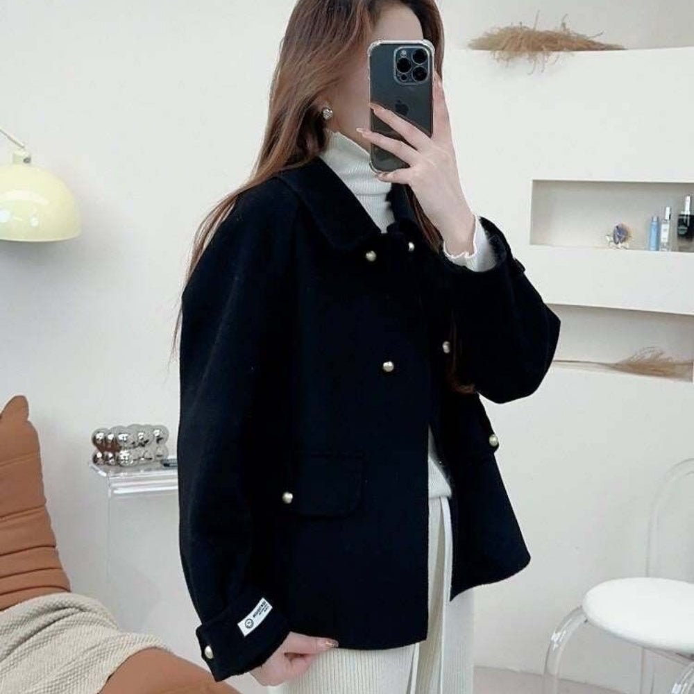 ショート丈シングルブレストコート|オフィスカジュアル レディース 通販【ミレジェネ】