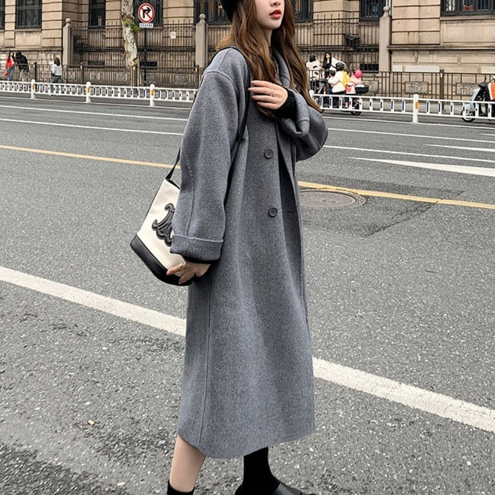 チェスターウールロングコート|オフィスカジュアル レディース 通販 Millennial Generation【ミレジェネ】