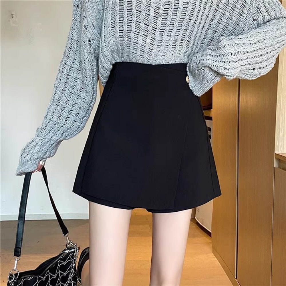 ラップフロントショートパンツ|オフィスカジュアル レディース 通販【ミレジェネ】