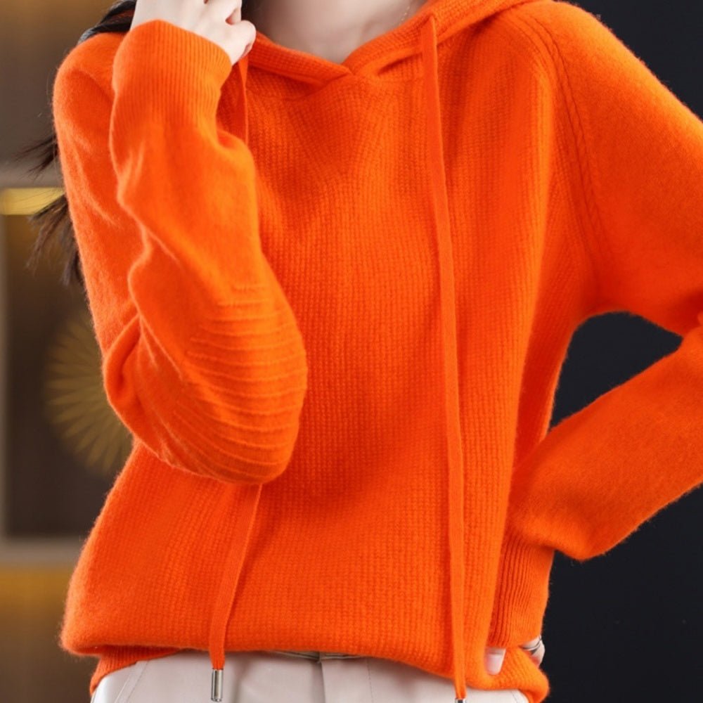 フード付きニット|オフィスカジュアル レディース 通販【ミレジェネ】