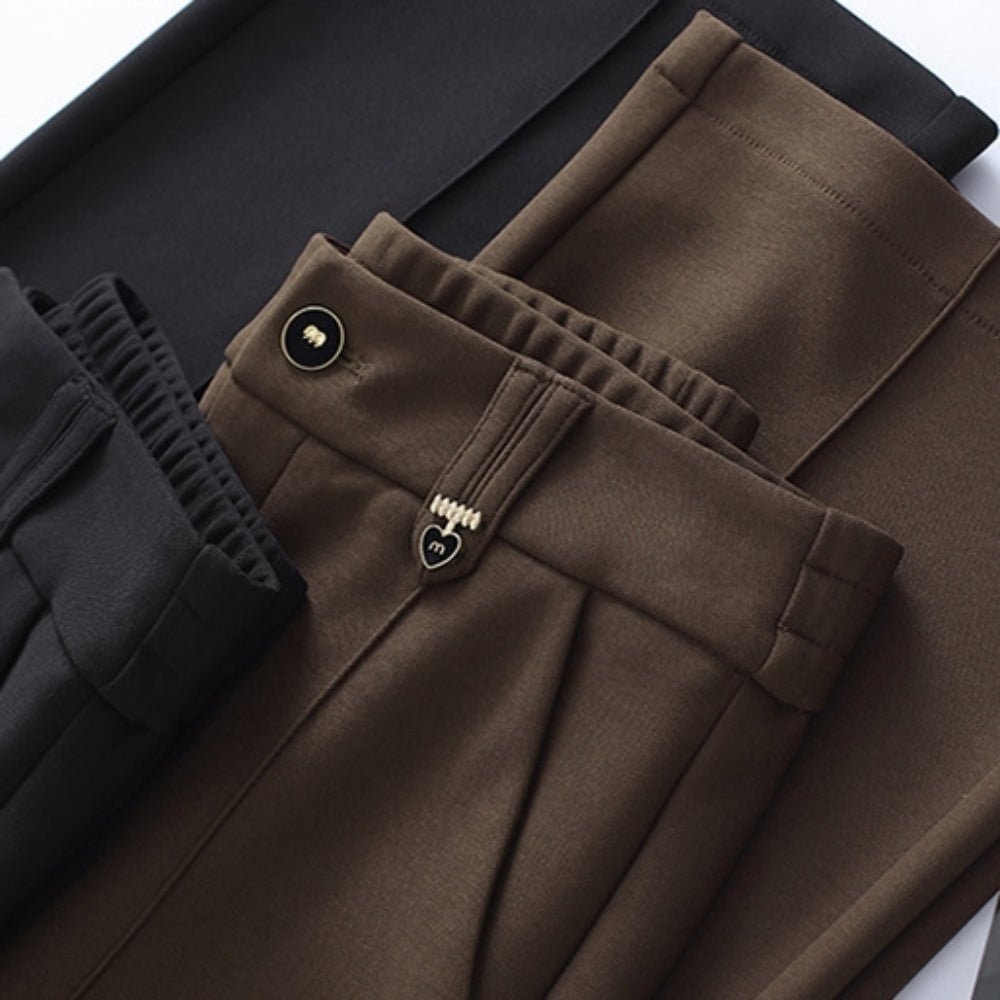 ハイウエストワイドストレートパンツ|オフィスカジュアル レディース 通販【ミレジェネ】