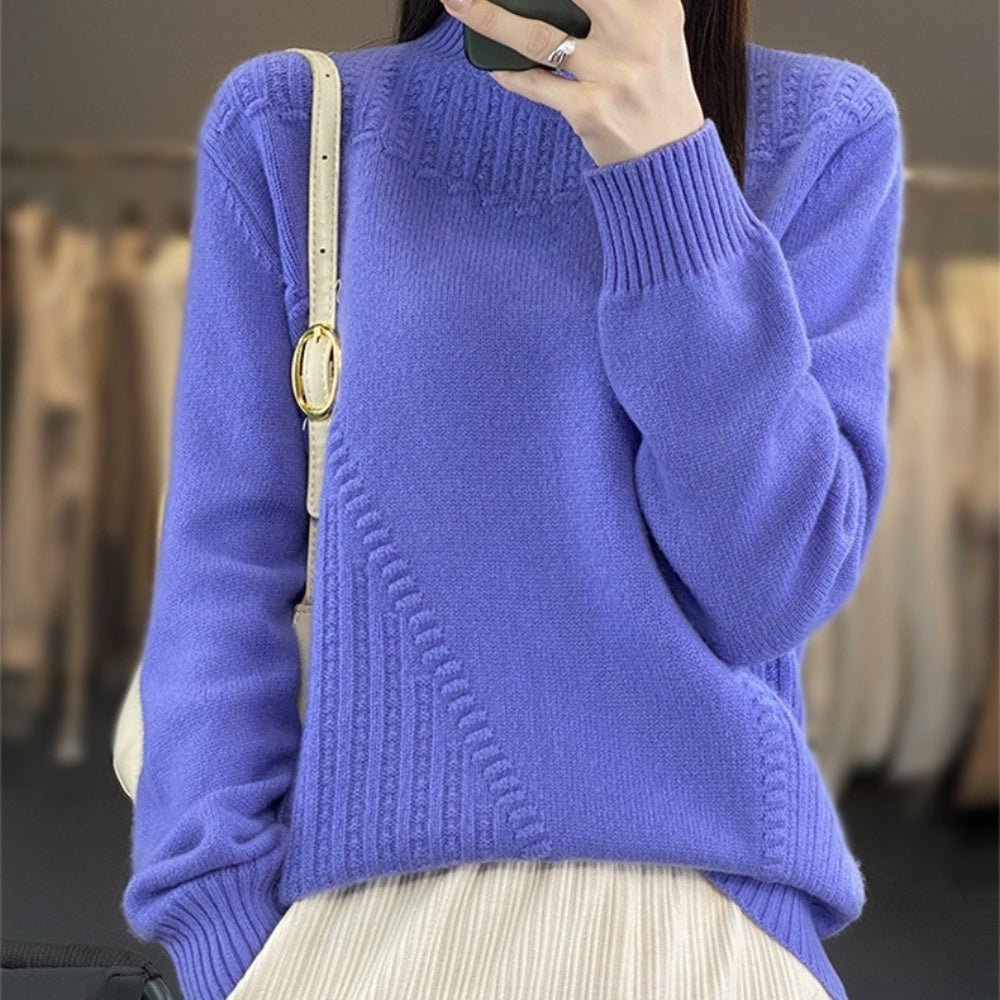 ハイネックニットセーター|オフィスカジュアル レディース 通販 Millennial Generation【ミレジェネ】