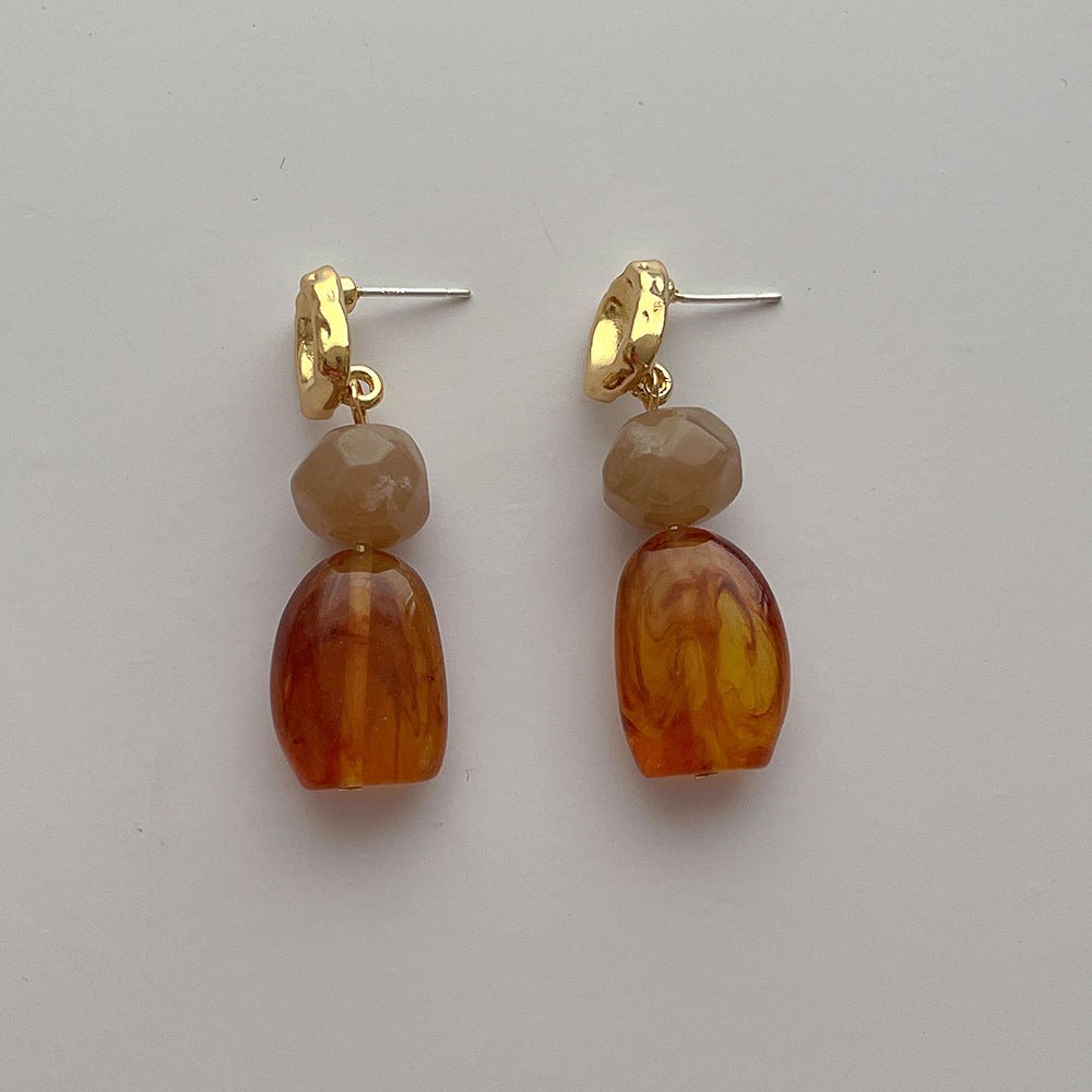 ニュアンスストーン風ピアス|オフィスカジュアル レディース 通販【ミレジェネ】