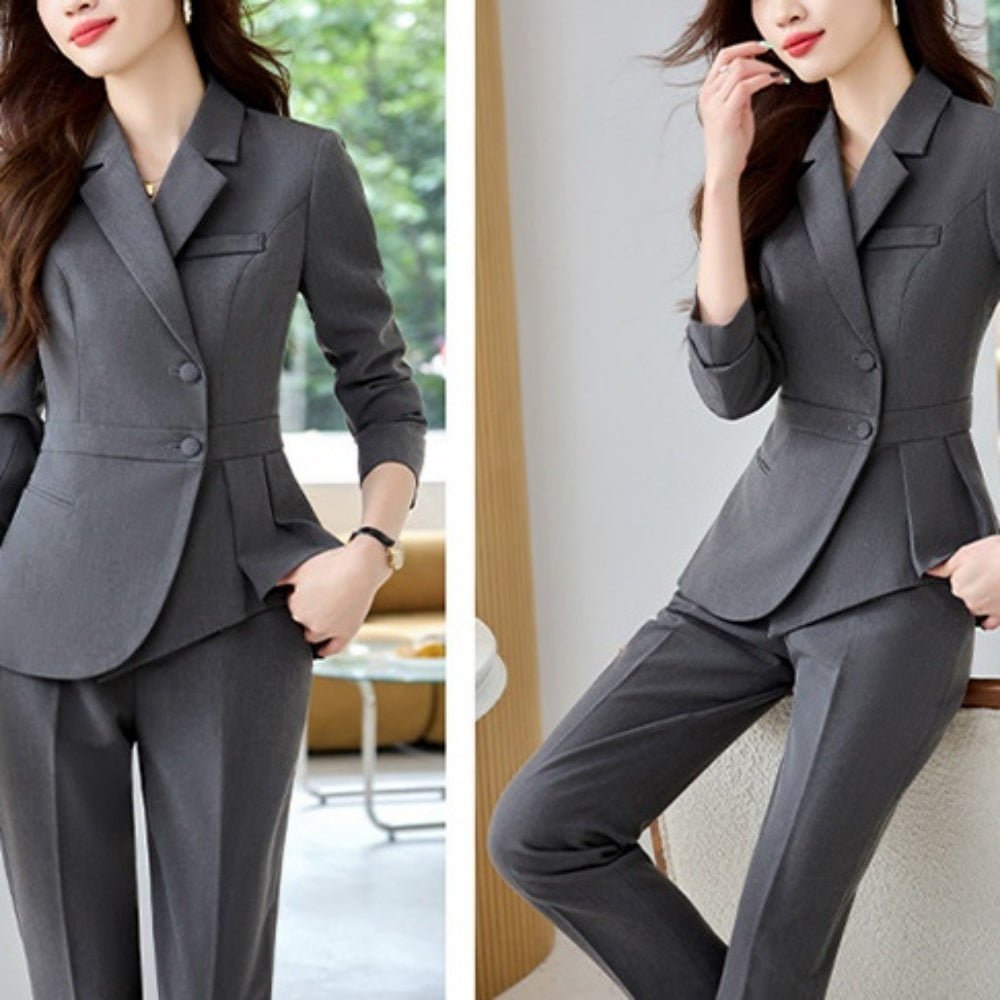 サイドプリーツセットアップ|オフィスカジュアル レディース 通販 Millennial Generation【ミレジェネ】