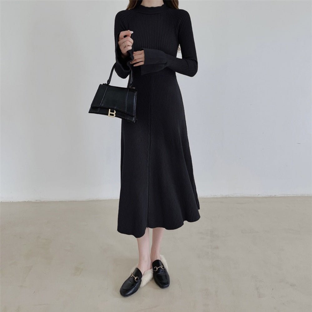 フレアスリーブニットワンピース|オフィスカジュアル レディース 通販【ミレジェネ】