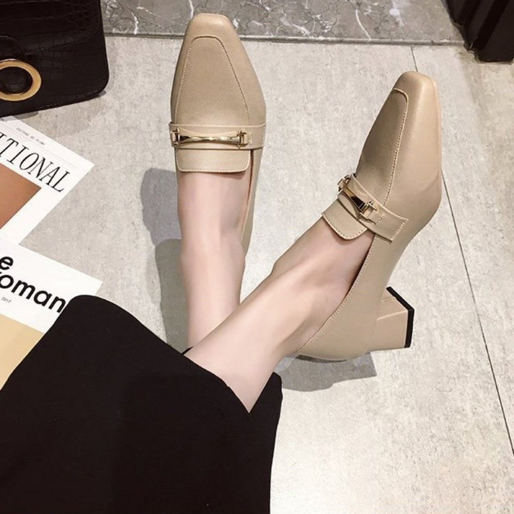 ビットヒールローファ|オフィスカジュアル レディース 通販【ミレジェネ】