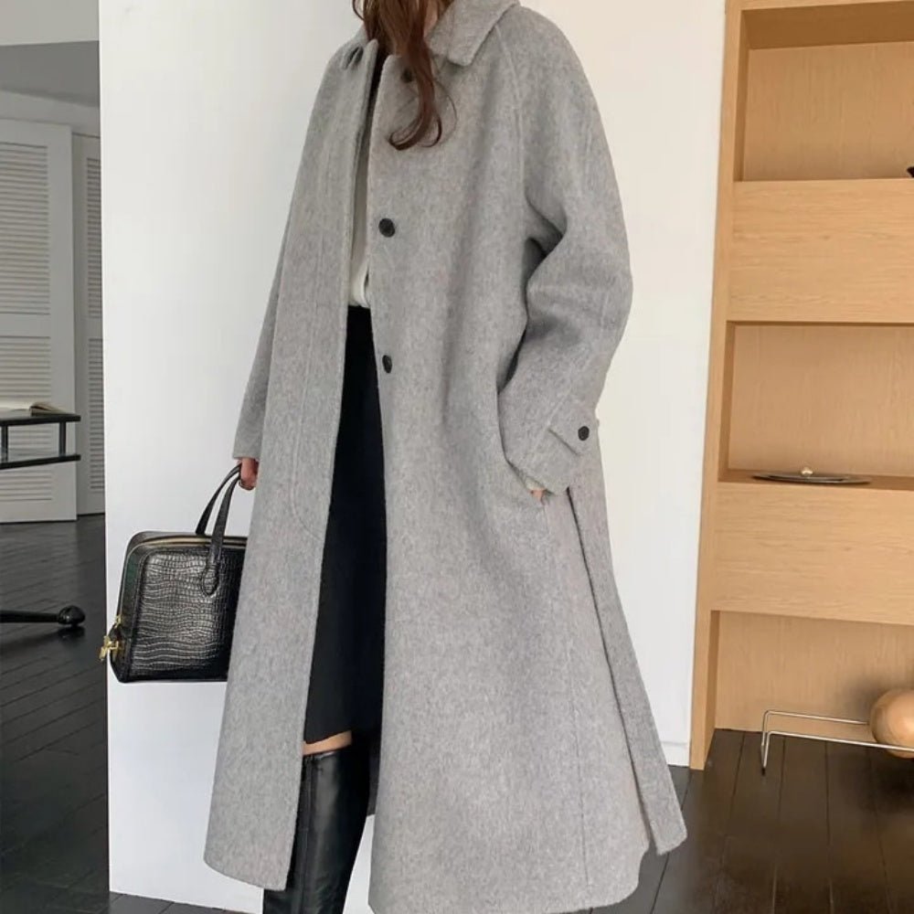 ステンカラーロングコート|オフィスカジュアル レディース 通販【ミレジェネ】