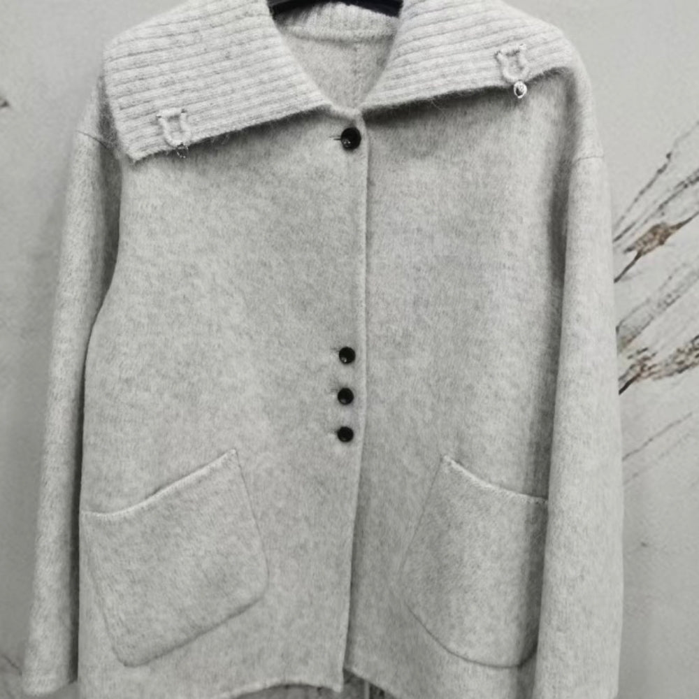 リブタートルショートコート|オフィスカジュアル レディース 通販【ミレジェネ】