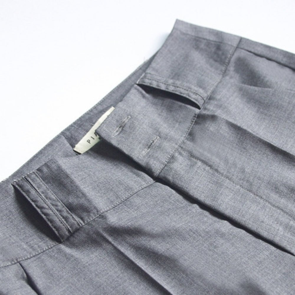 センタープレスクロップドフレアパンツ|オフィスカジュアル レディース 通販【ミレジェネ】