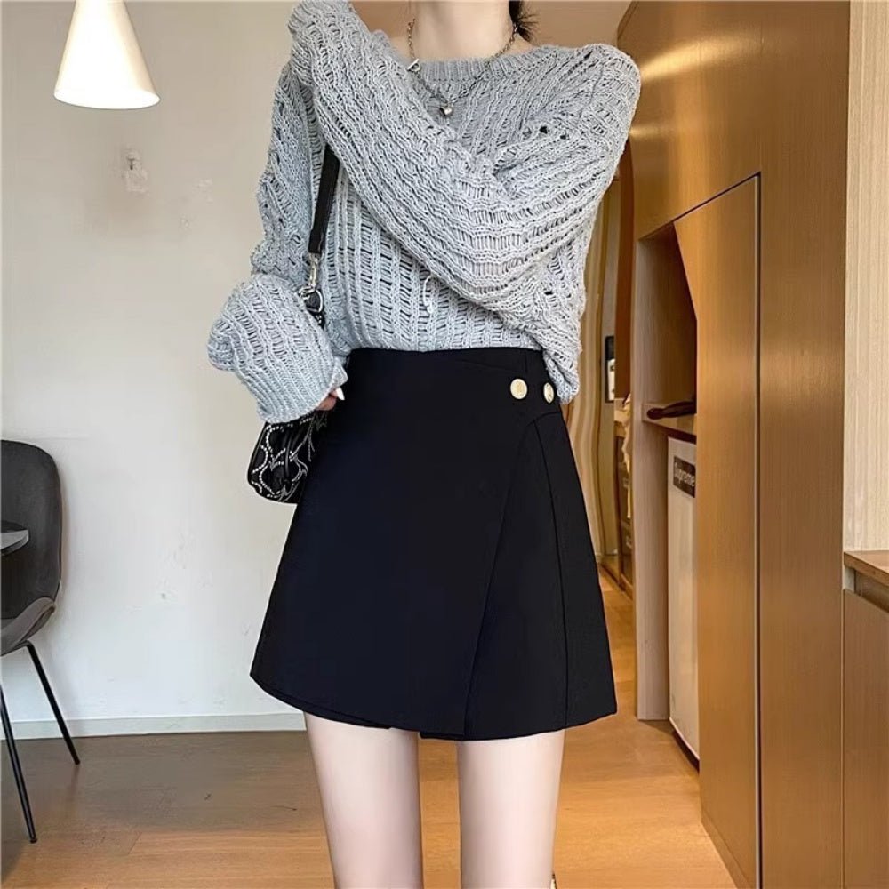 ラップフロントショートパンツ|オフィスカジュアル レディース 通販【ミレジェネ】