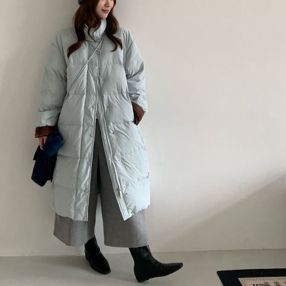 スタンド襟ダウンコート|オフィスカジュアル レディース 通販【ミレジェネ】
