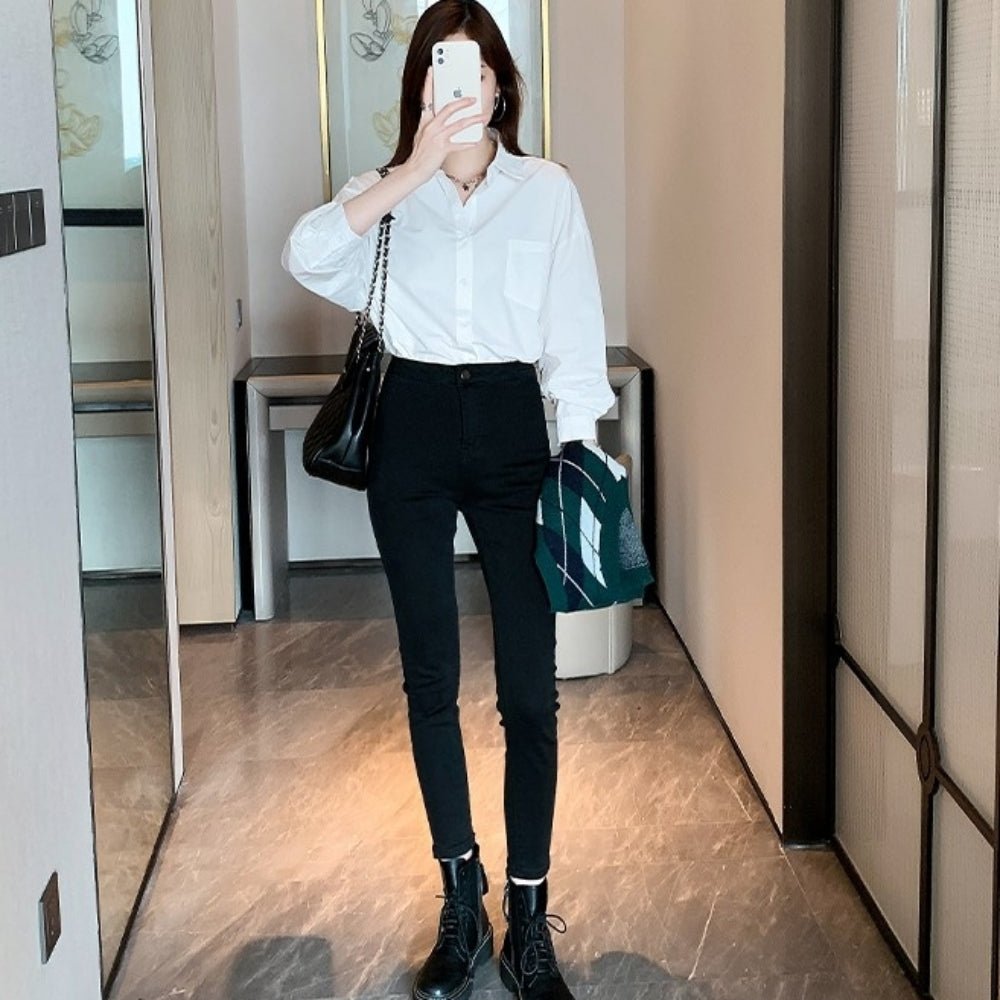 レギュラーカラーコットンシャツ|オフィスカジュアル レディース 通販【ミレジェネ】