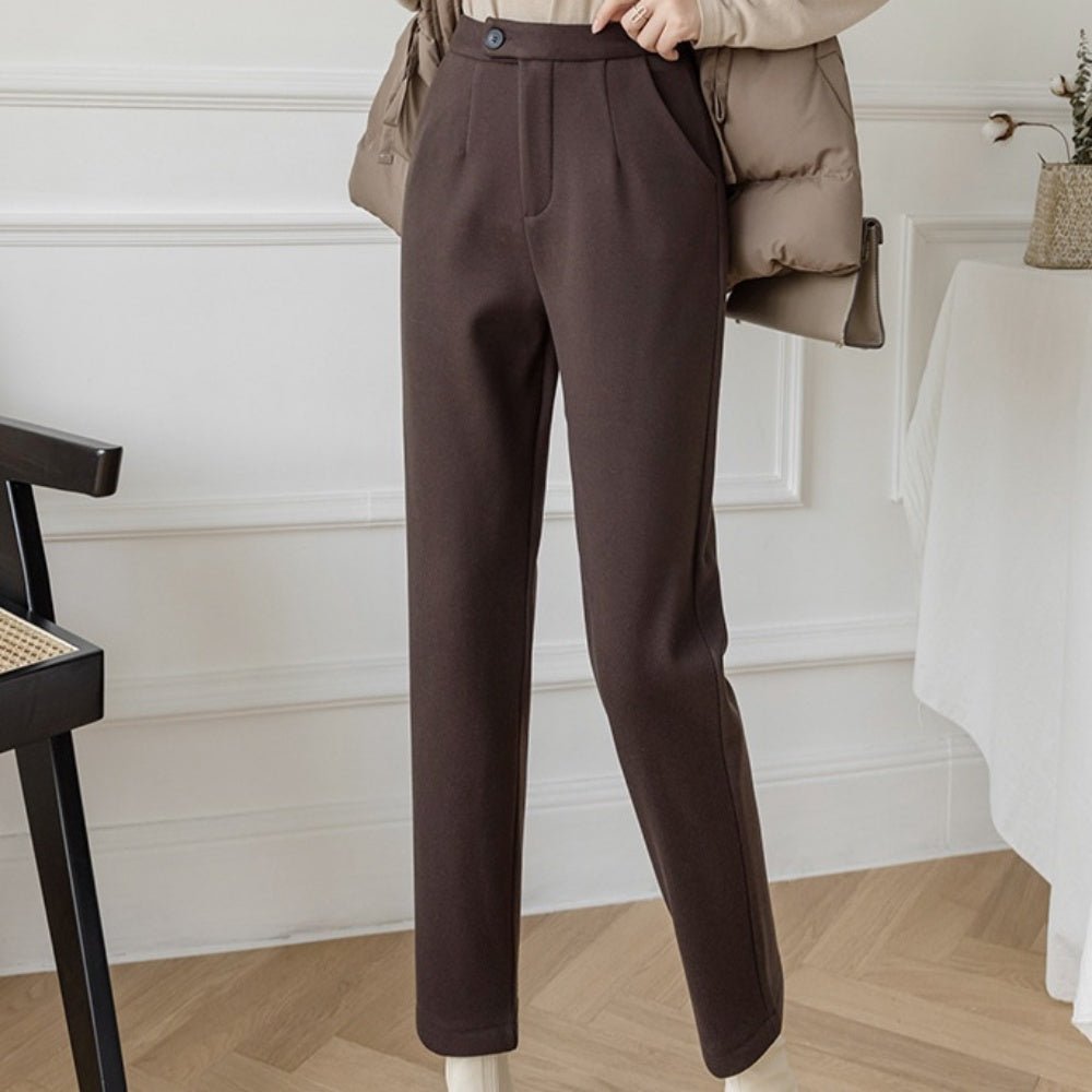 テーパードタックパンツ|オフィスカジュアル レディース 通販【ミレジェネ】