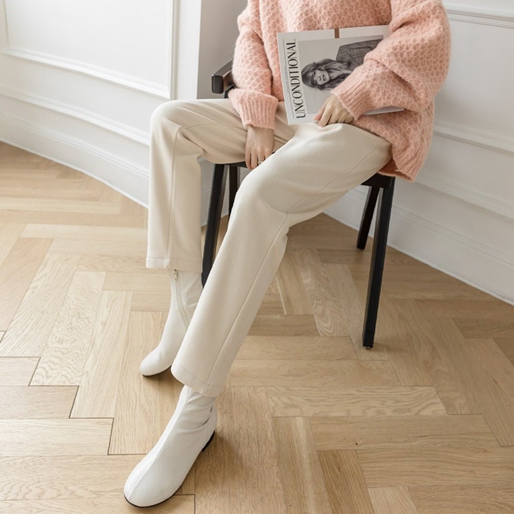 テーパードタックパンツ|オフィスカジュアル レディース 通販【ミレジェネ】