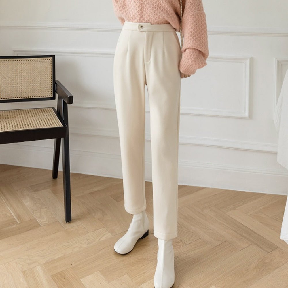 テーパードタックパンツ|オフィスカジュアル レディース 通販【ミレジェネ】