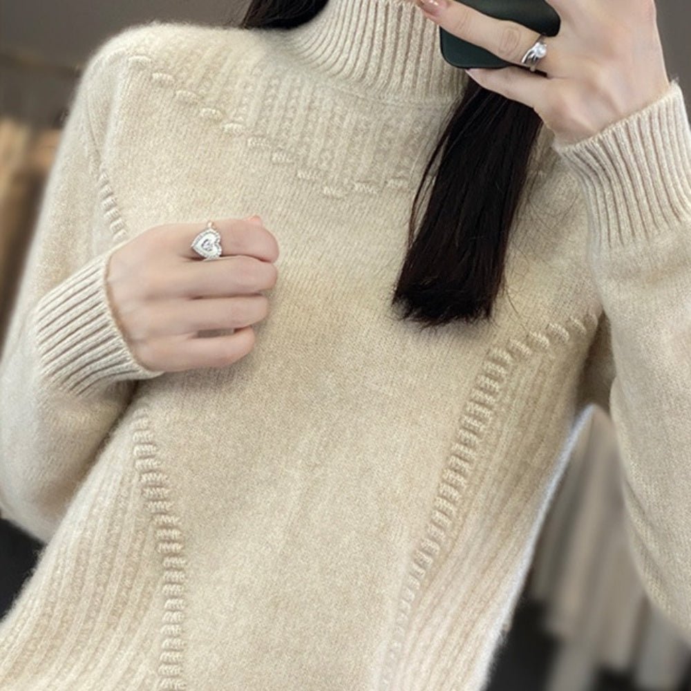 ハイネックニットセーター|オフィスカジュアル レディース 通販 Millennial Generation【ミレジェネ】