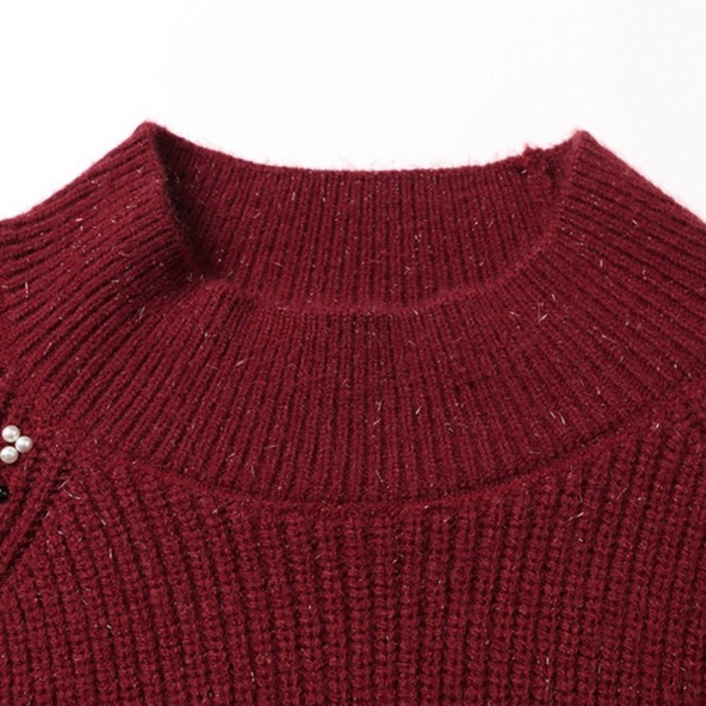 装飾付ニットワンピース|オフィスカジュアル レディース 通販【ミレジェネ】