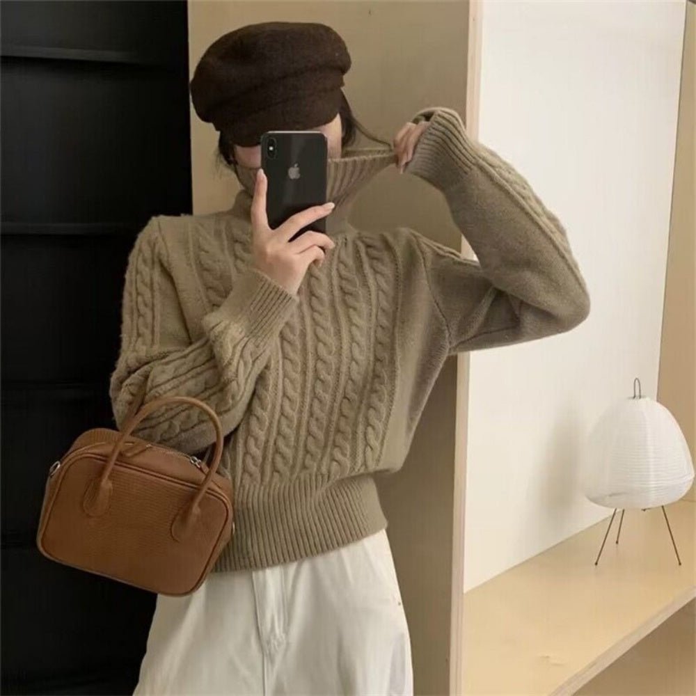 ケーブル柄プルオーバーニット|オフィスカジュアル レディース 通販 Millennial Generation【ミレジェネ】