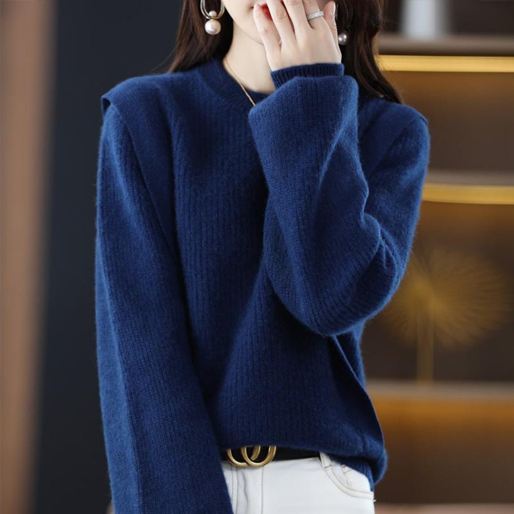 切り替えデザインニット|オフィスカジュアル レディース 通販【ミレジェネ】