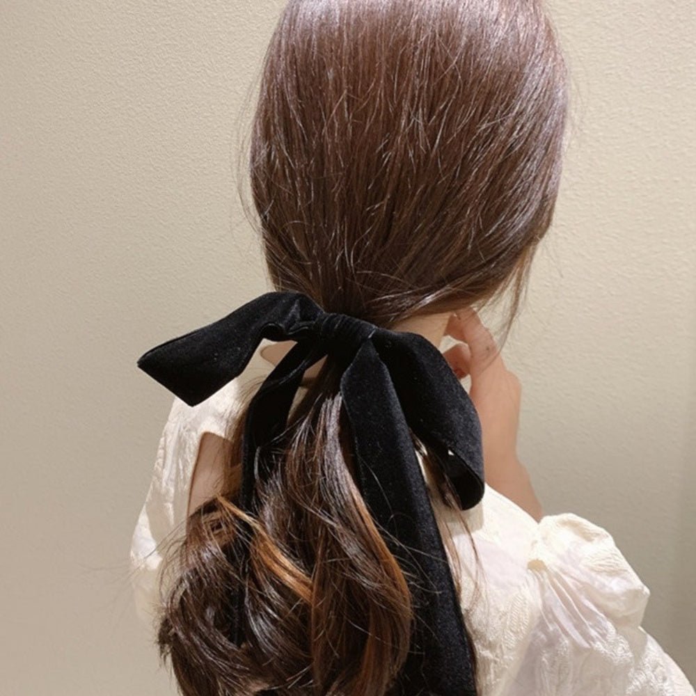 ベロアリボンシュシュ|オフィスカジュアル レディース 通販【ミレジェネ】