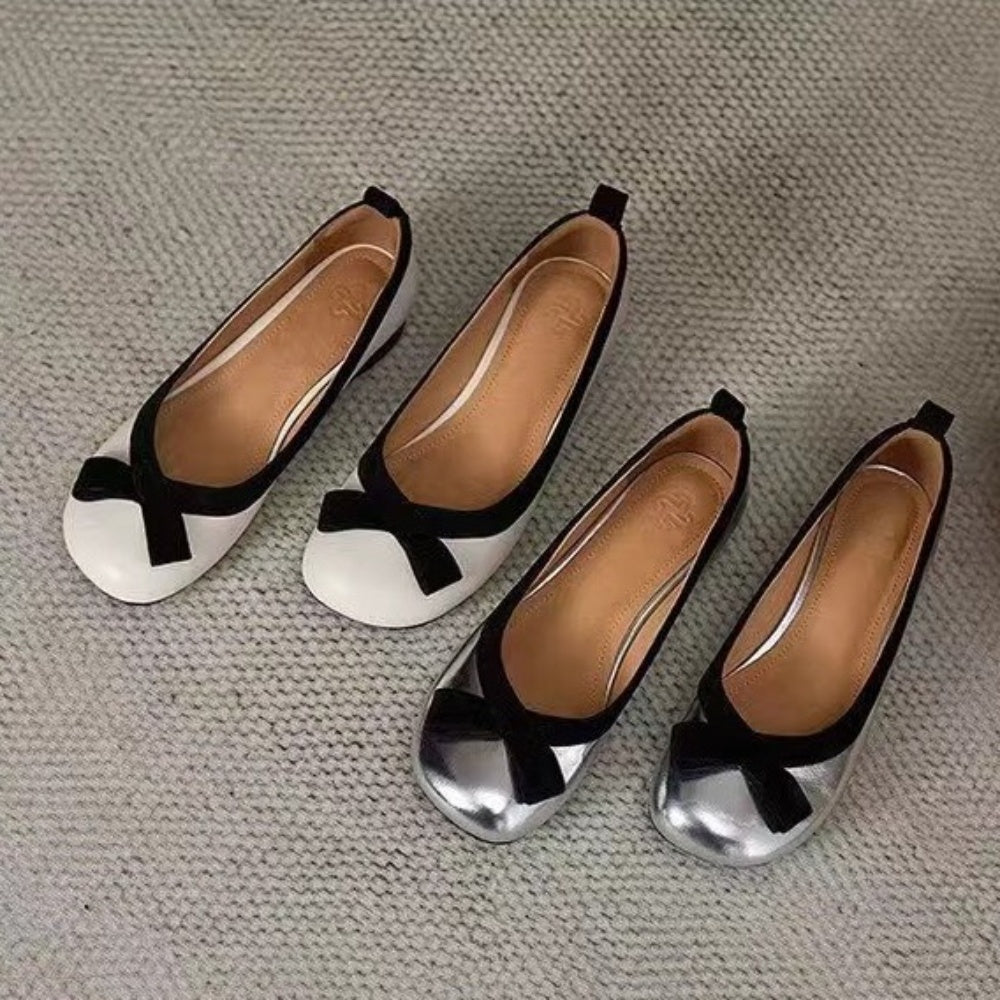 スクエアトゥリボンパンプス|オフィスカジュアル レディース 通販【ミレジェネ】