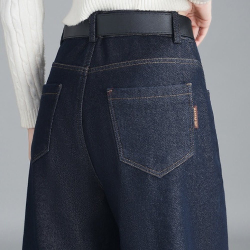 裏起毛キレイめデニム|オフィスカジュアル レディース 通販【ミレジェネ】