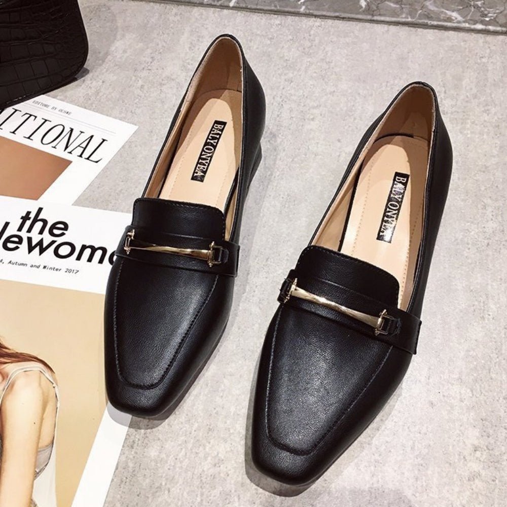 ビットヒールローファ|オフィスカジュアル レディース 通販【ミレジェネ】