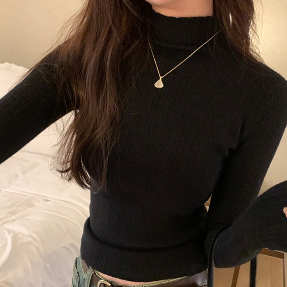 タートル無地ニット|オフィスカジュアル レディース 通販 Millennial Generation【ミレジェネ】
