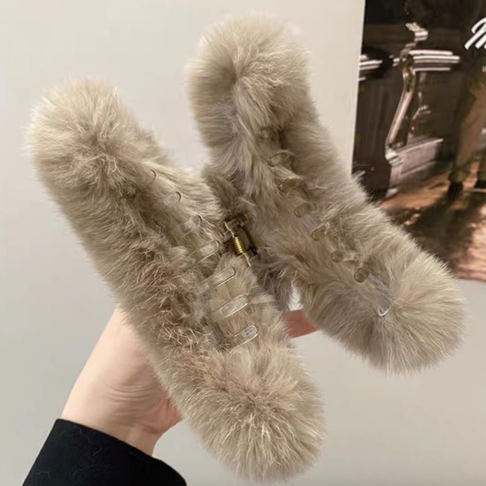 ファーヘアクリップ|オフィスカジュアル レディース 通販【ミレジェネ】