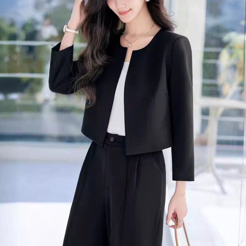 ノーカラージャケットセットアップ|オフィスカジュアル レディース 通販 Millennial Generation【ミレジェネ】