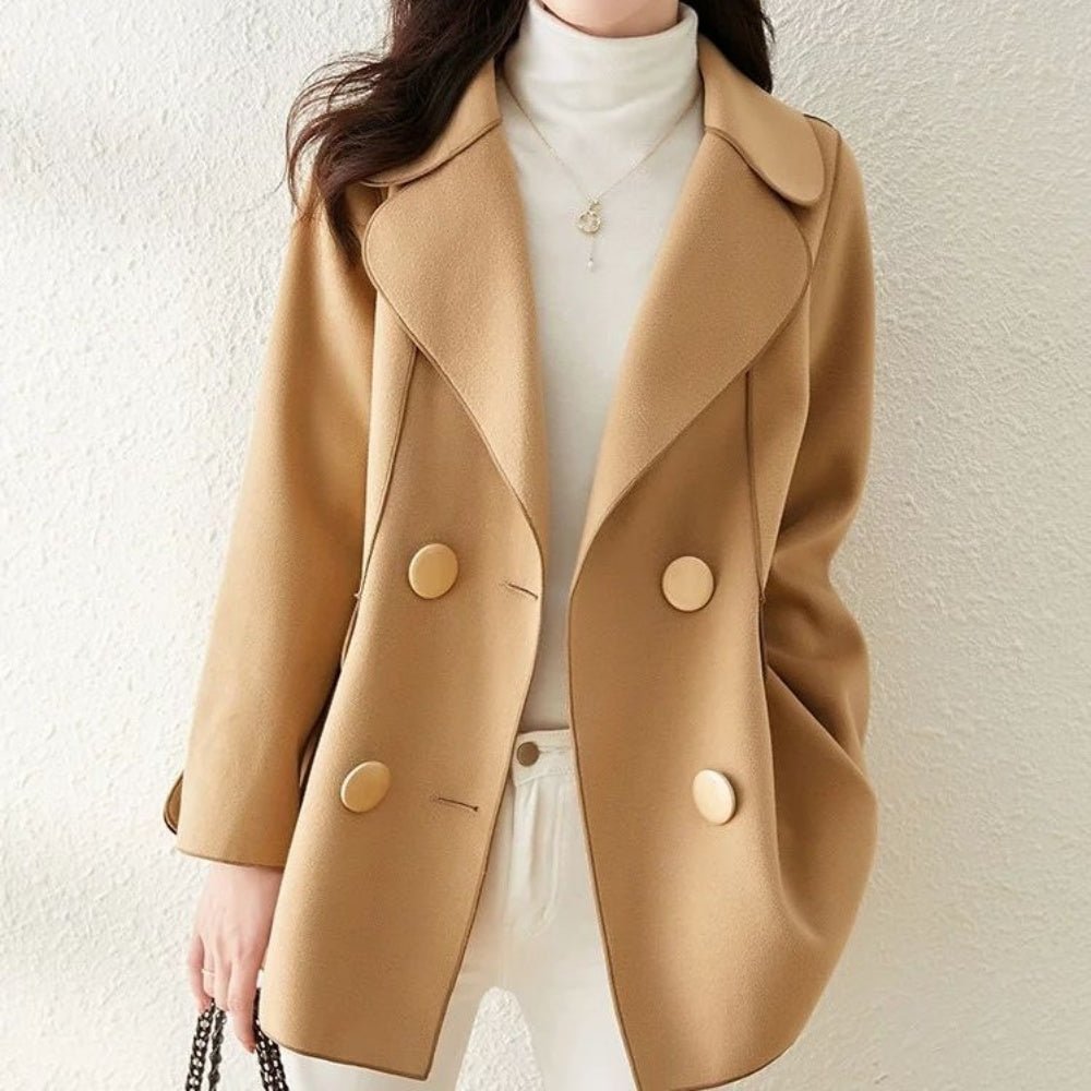 ビッグボタンPコート|オフィスカジュアル レディース 通販【ミレジェネ】