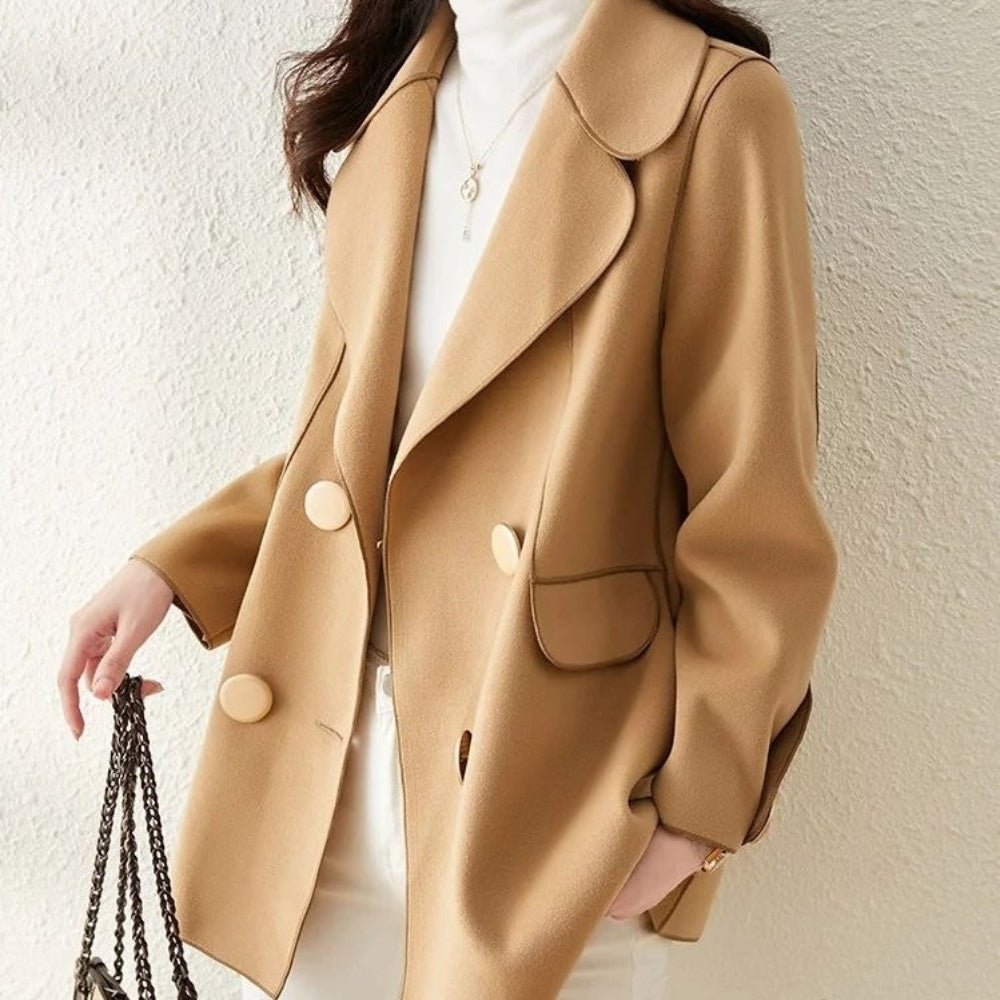 ビッグボタンPコート|オフィスカジュアル レディース 通販【ミレジェネ】