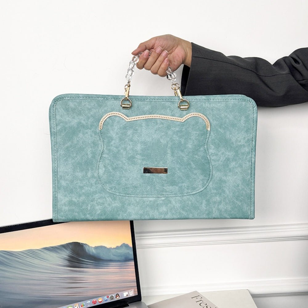 ベアモチーフパッチノートPCカバー|オフィスカジュアル レディース 通販【ミレジェネ】